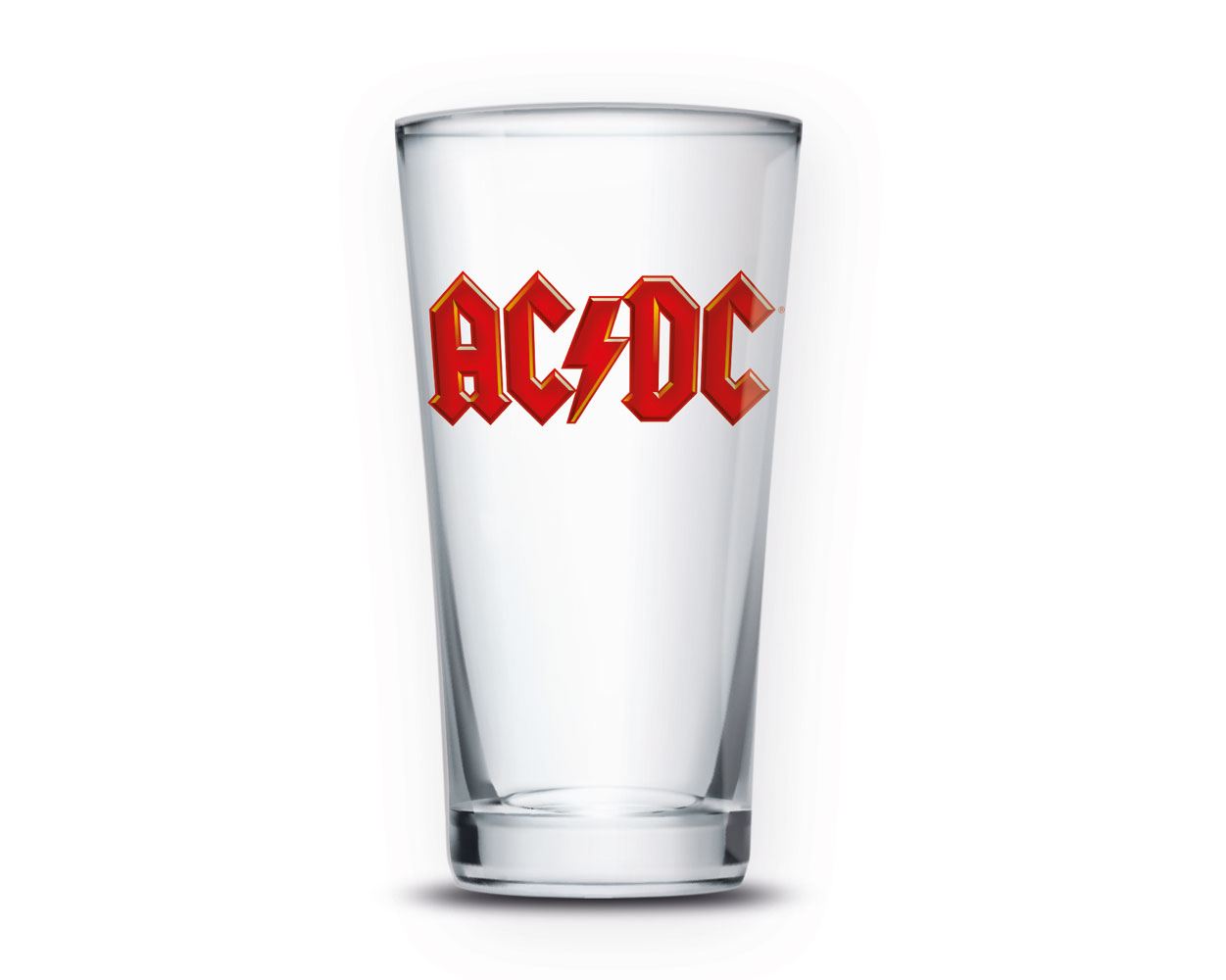 AC/DC verre Logo