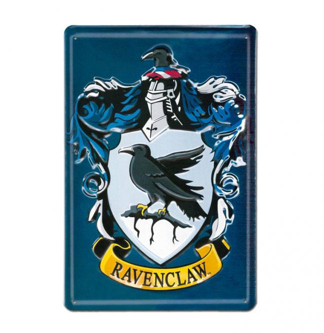 Harry Potter panneau mtal 3D Ravenclaw 20 x 30 cm
