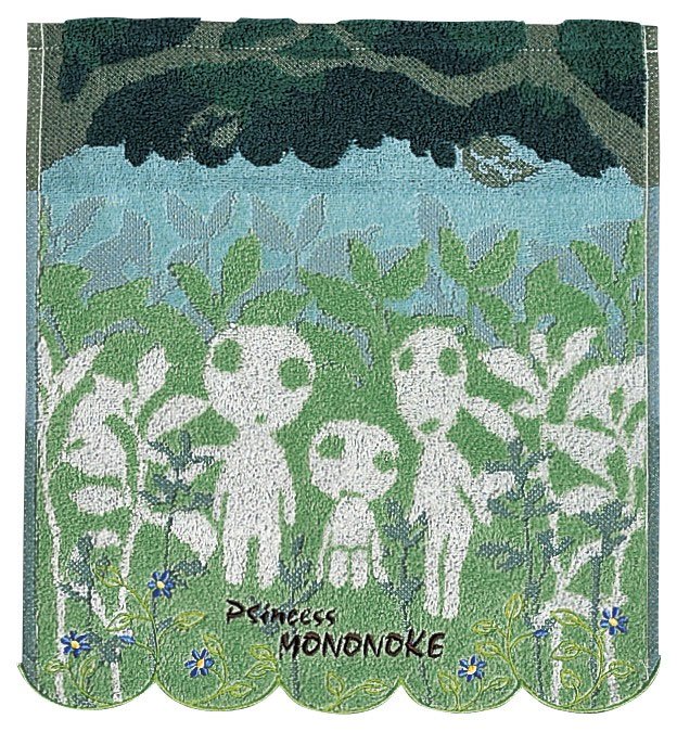 Princesse Mononok serviette de toilette mains Kodama 34 x 36 cm