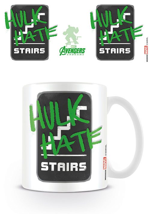 Avengers : Endgame mug Hulk Hate Stairs