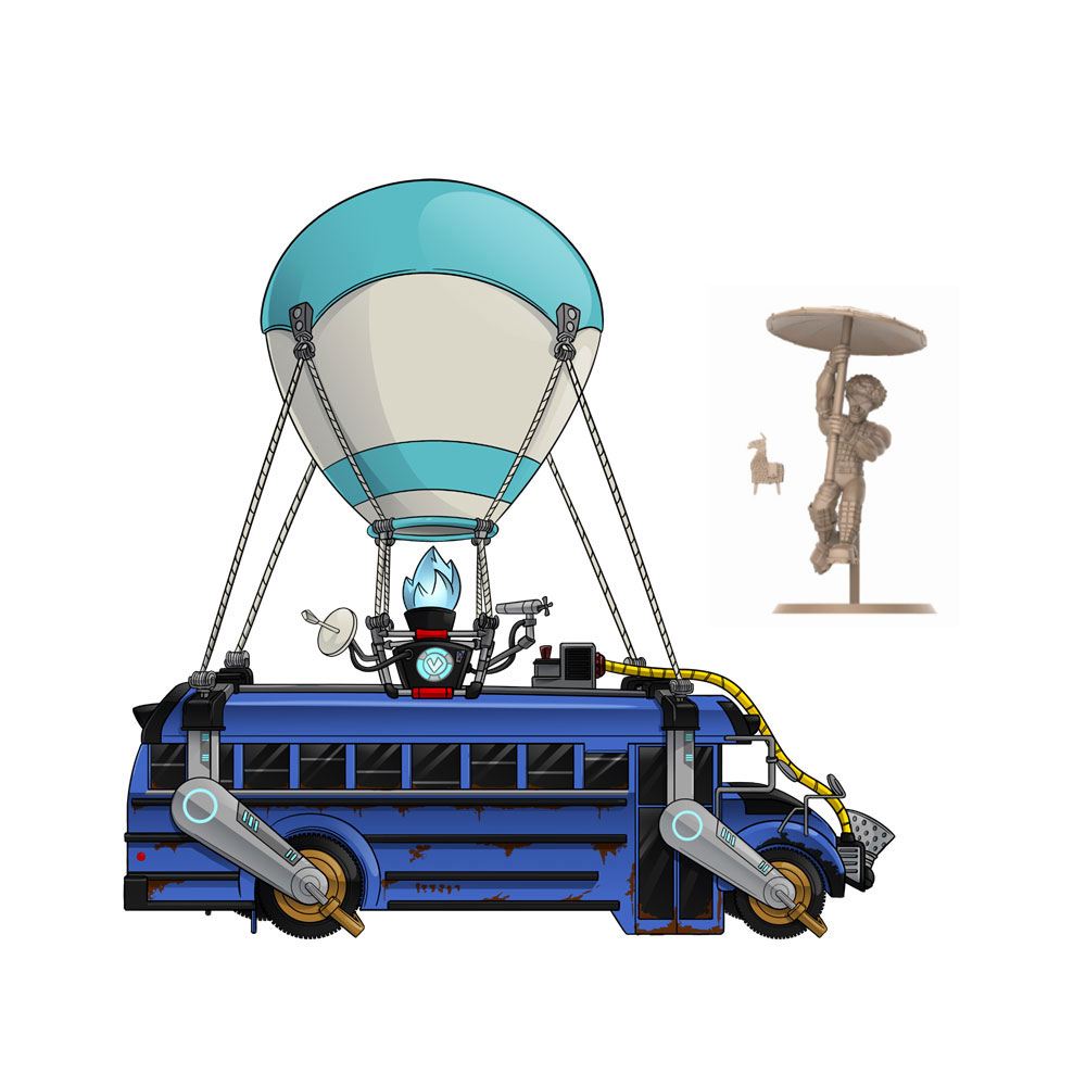 Fortnite playset Battle Royale Collection Battle Bus