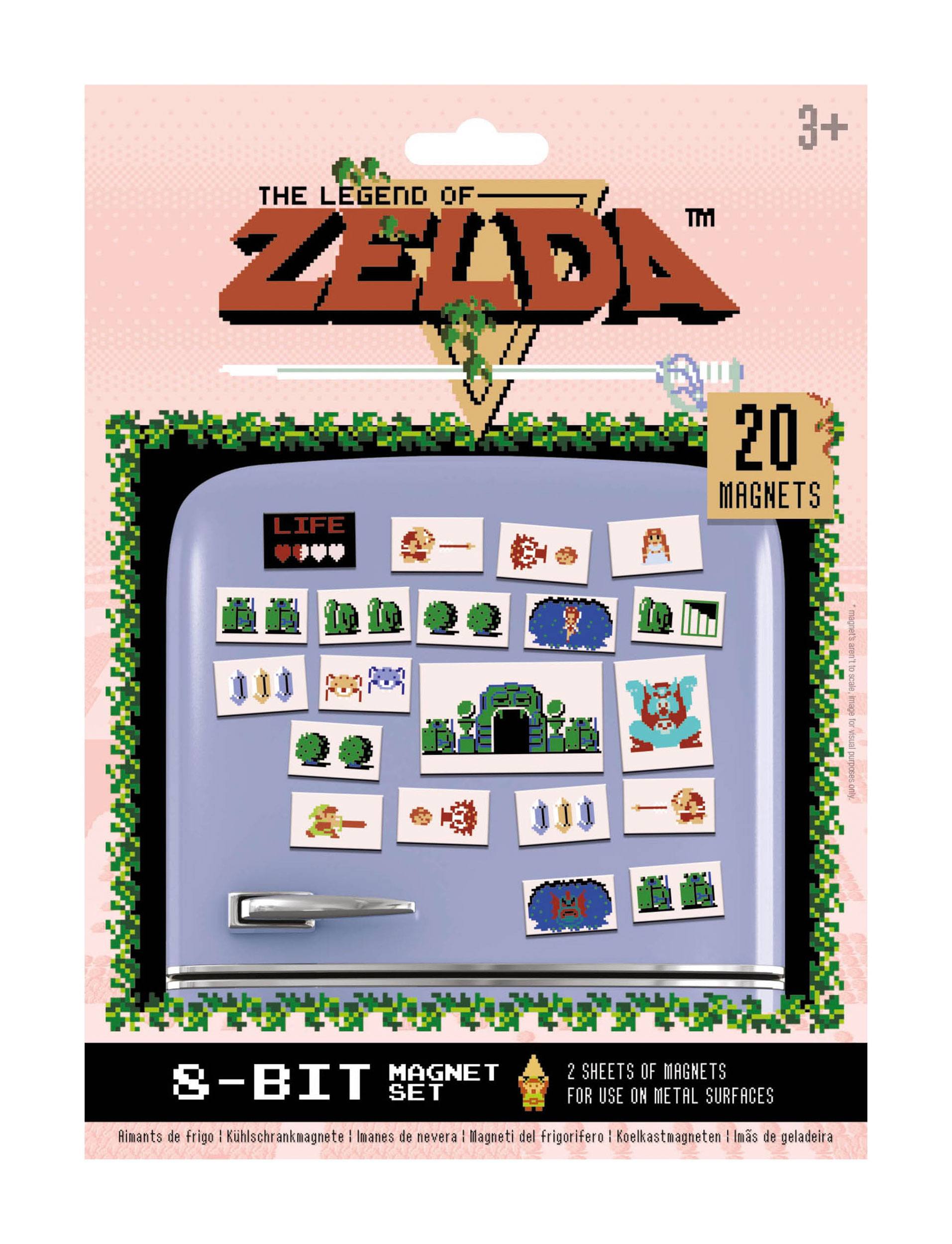 The Legend of Zelda pack aimants Retro