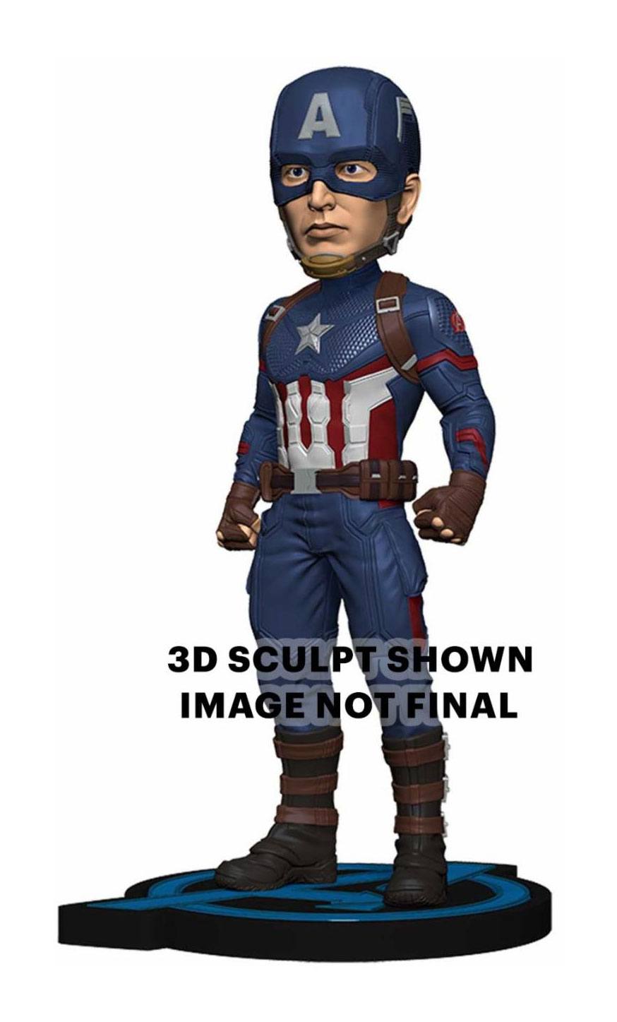 Avengers: Endgame Head Knocker Captain America 20 cm