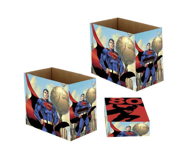 DC Comics botes de rangement Superman 80 23 x 29 x 39 cm (5)