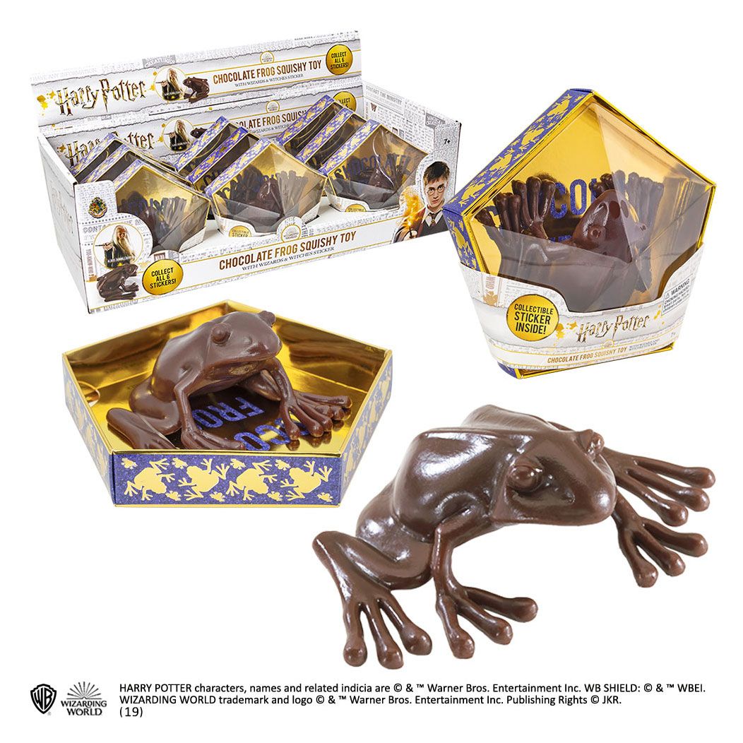 Harry Potter prsentoir rpliques Chocogrenouille figurine anti-stress (9)