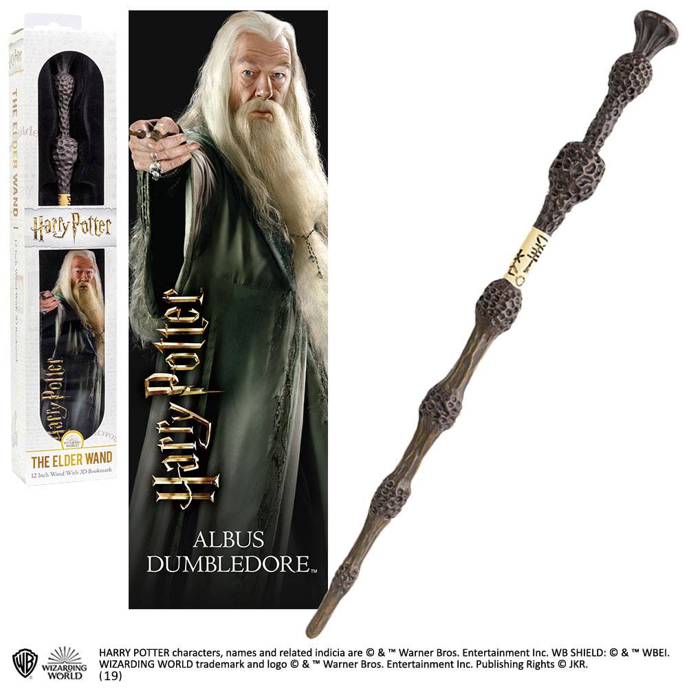 Harry Potter rplique baguette PVC Albus Dumbledore 30 cm