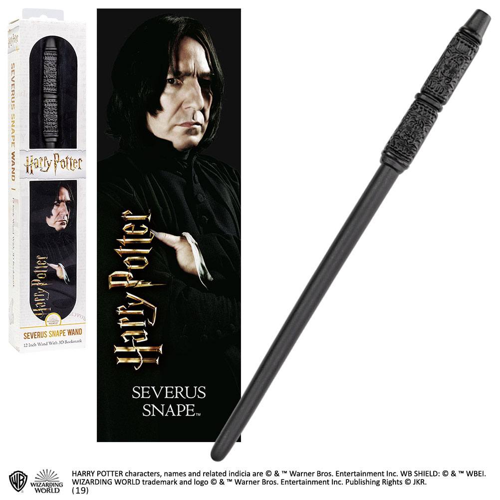Harry Potter rplique baguette PVC Severus Snape 30 cm
