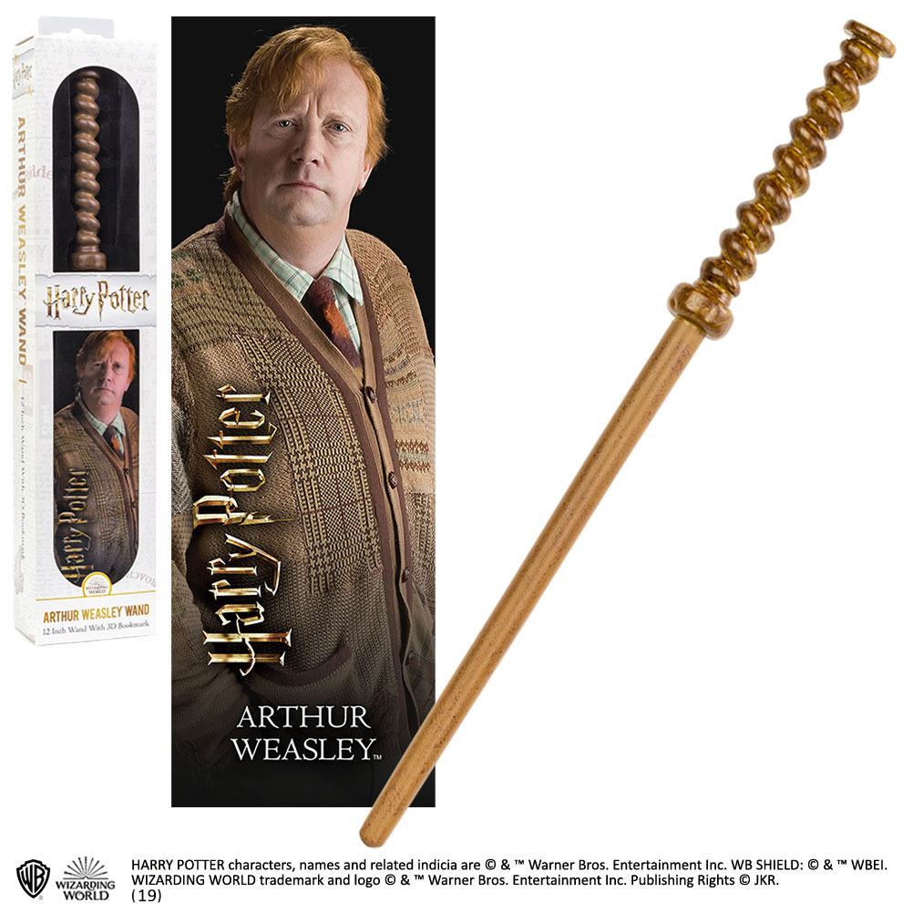 Harry Potter rplique baguette PVC Arthur Weasley 30 cm