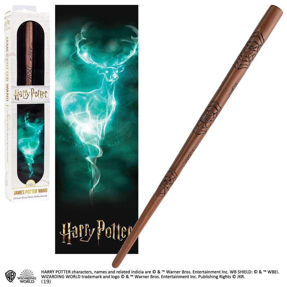 Harry Potter rplique baguette PVC James Potter 30 cm