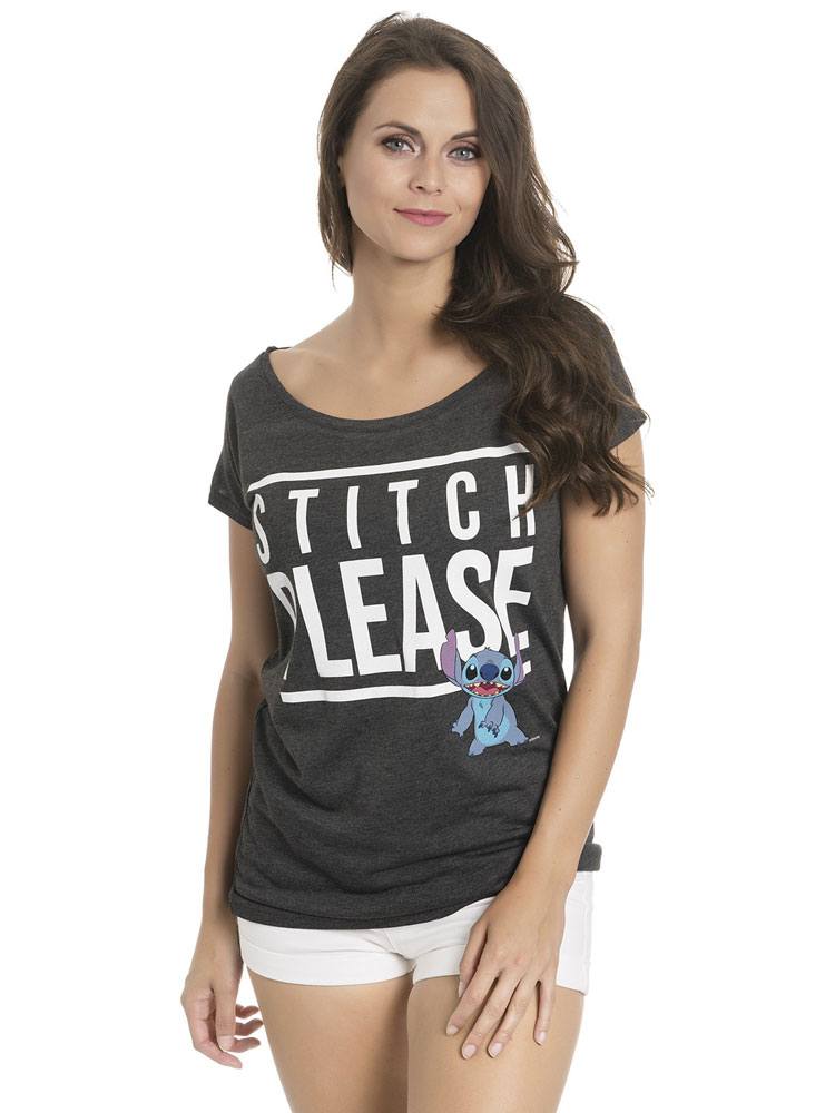 Lilo & Stitch T-Shirt femme Stitch Please (L)