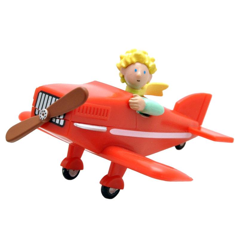 Le Petit Prince figurine Le Petit Prince dans son avion 7 cm