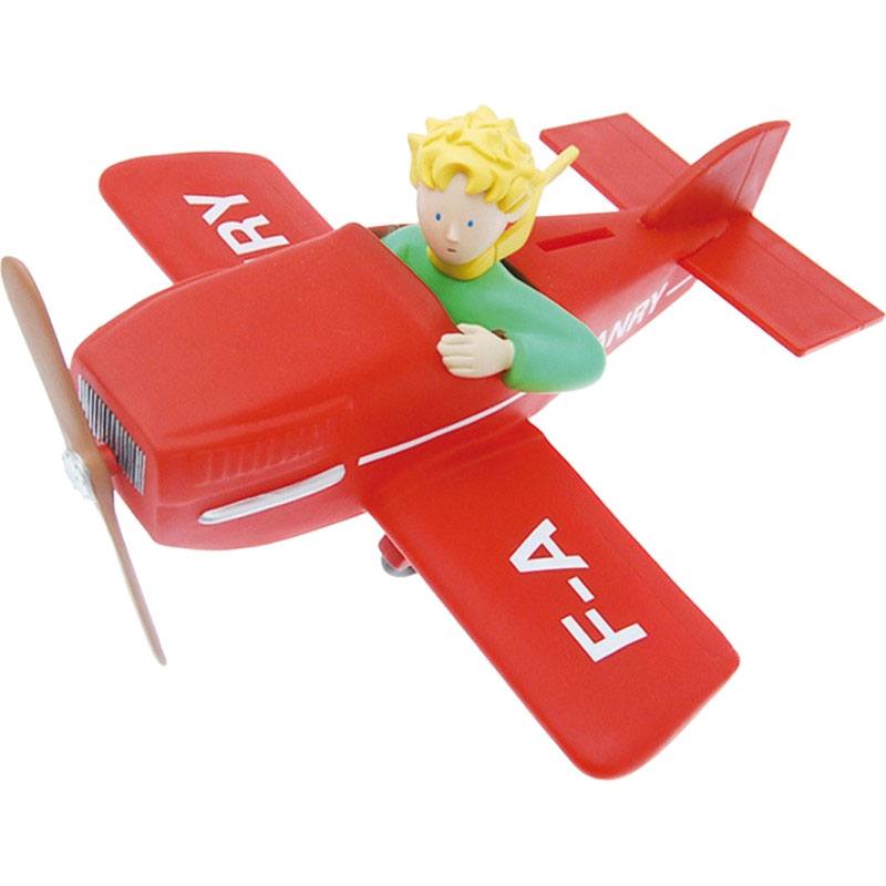 Le Petit Prince tirelire PVC Le Petit Prince dans son avion 27 cm