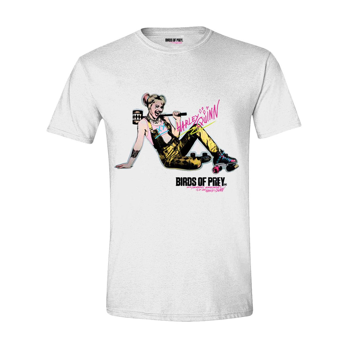Birds of Prey T-Shirt Harley Quinn Hammer Pose (XL)