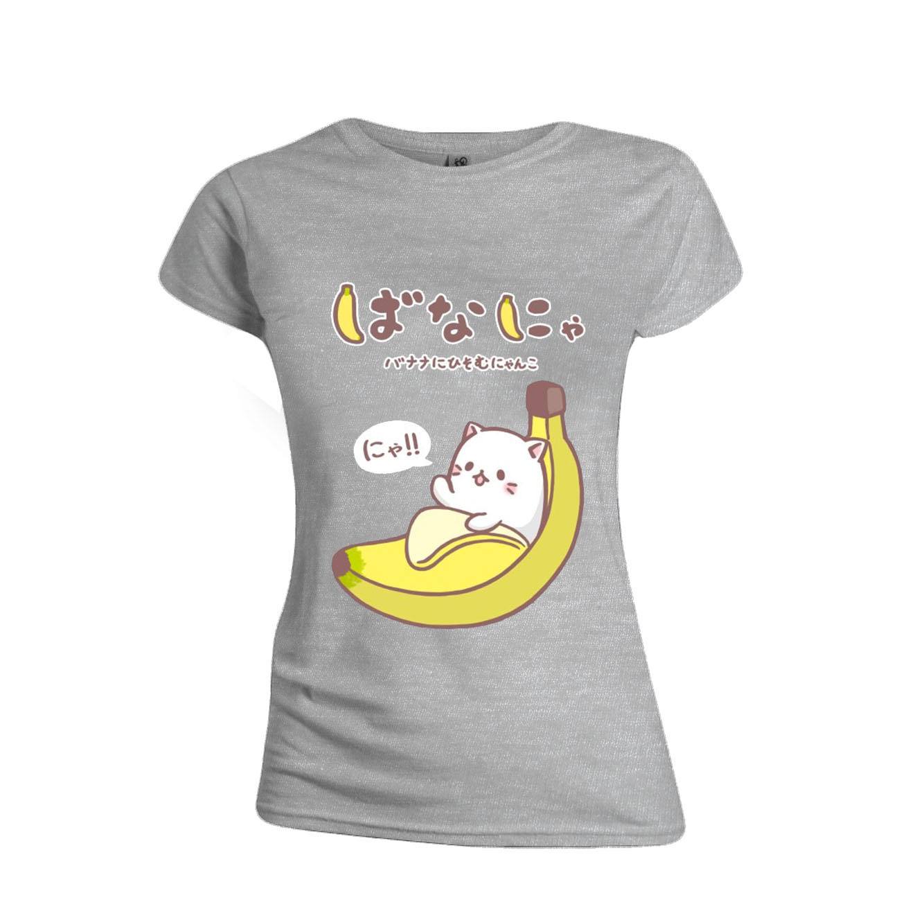 Bananya T-Shirt femme Cat Nya! (L)
