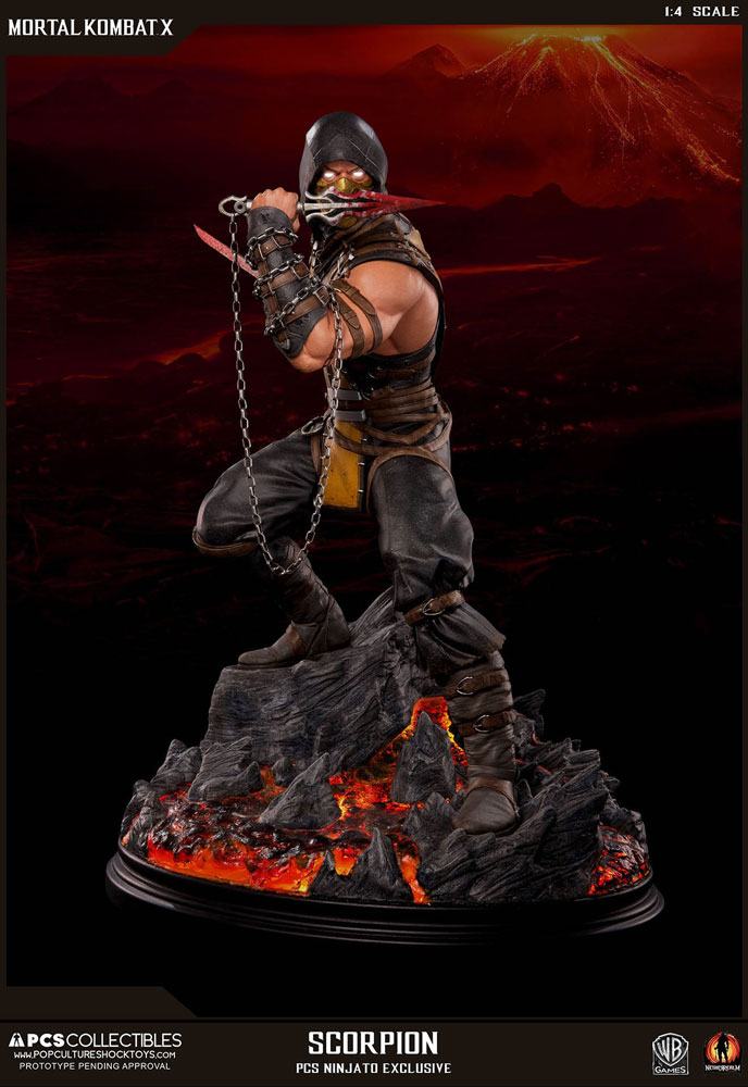 Mortal Kombat X statuette 1/4 Scorpion Exclusive 54 cm