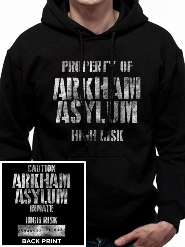 Batman sweater  capuche Arkham Asylum (S)