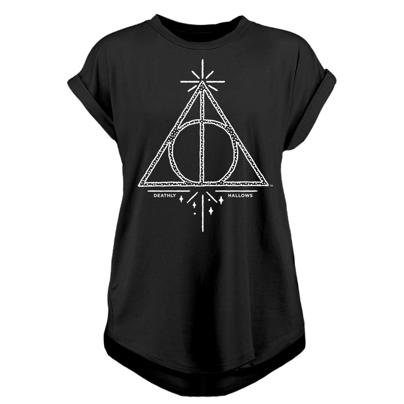 Harry Potter T-Shirt femme Deathly Hallows (S)