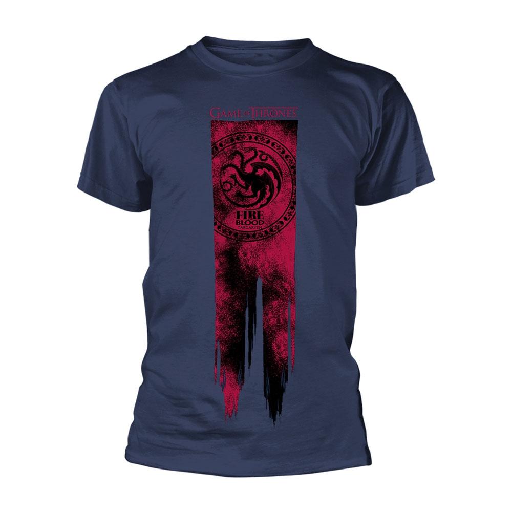 Le Trne de fer T-Shirt Targaryen Flag Fire & Blood (M)