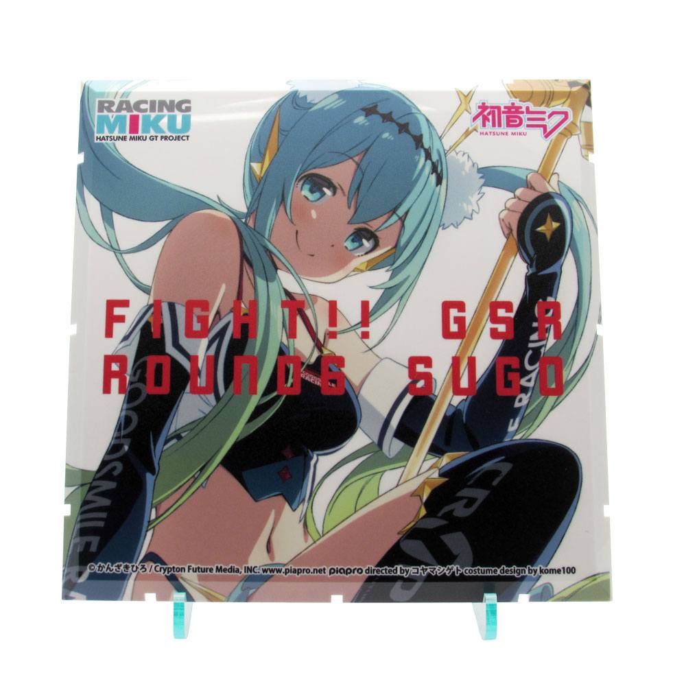 Dioramansion 150 accessoire pour figurines Racing Miku Pit 2018 Optional Panel (Rd. 6 SUGO)