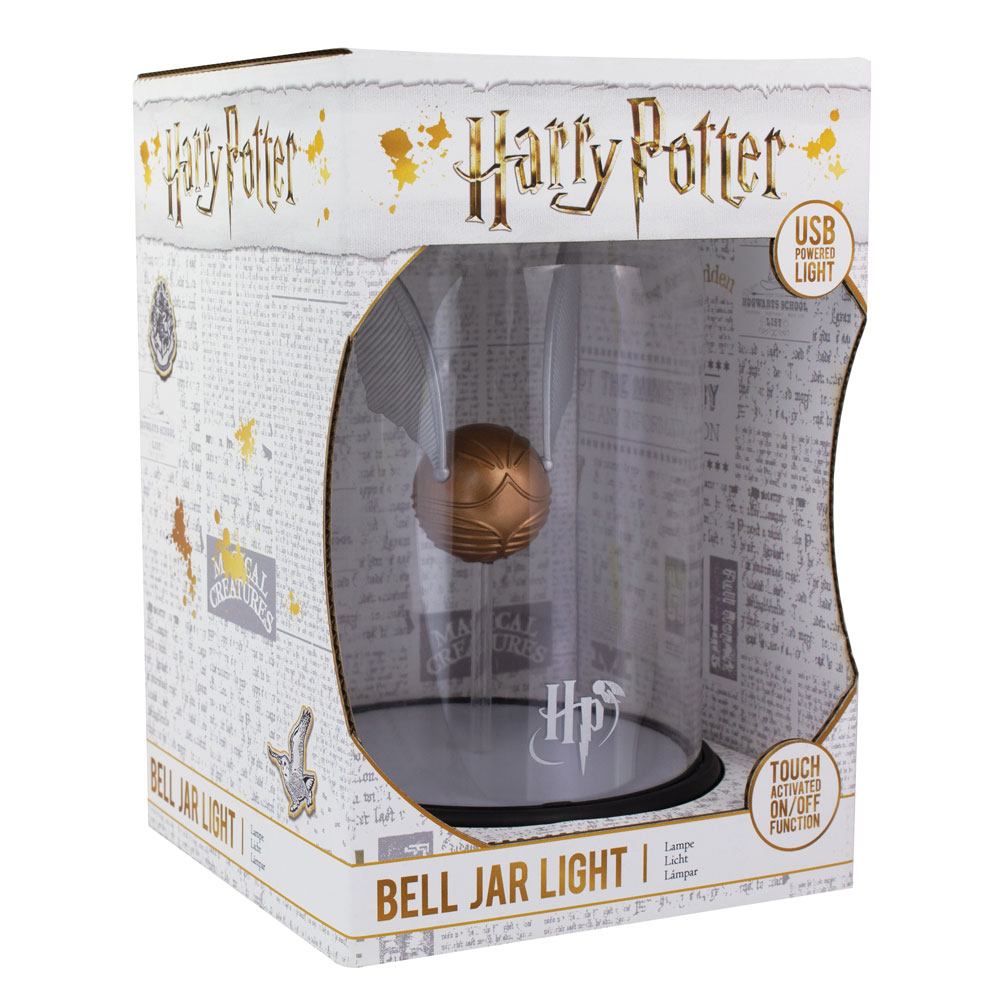 Harry Potter lampe Bell Jar Golden Snitch 20 cm