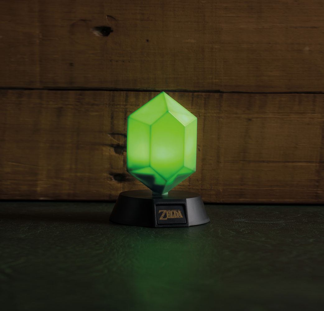 Legend of Zelda veilleuse 3D Green Rupee 10 cm