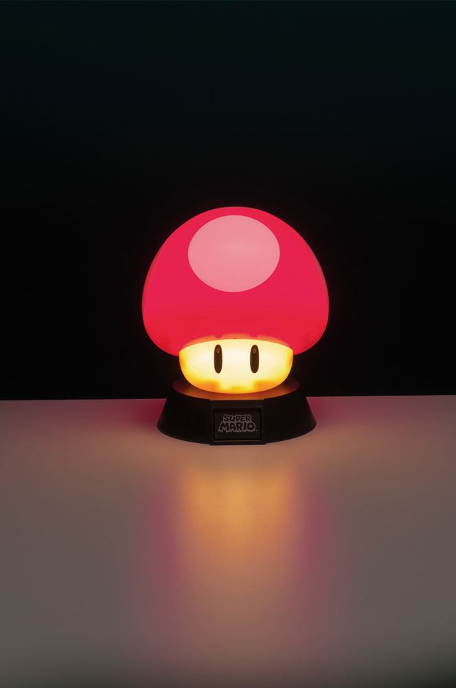 Super Mario veilleuse 3D Mushroom 10 cm