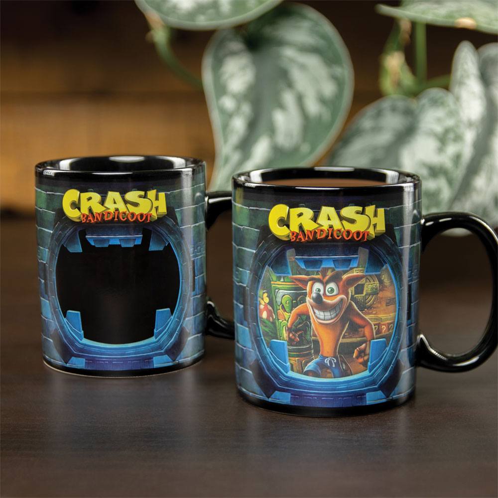 Crash Bandicoot mug effet thermique Crash Bandicoot