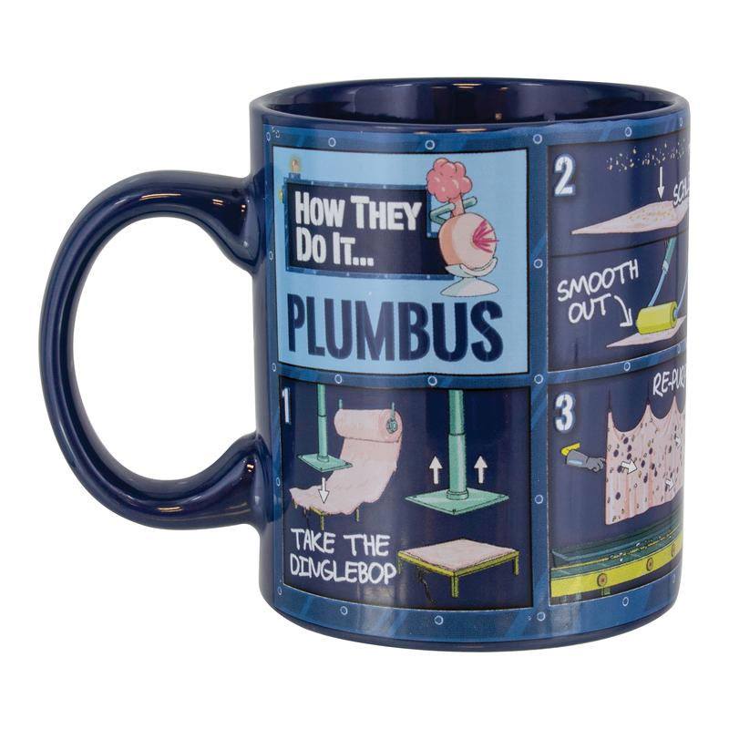 Rick & Morty mug effet thermique Plumbus Instruction