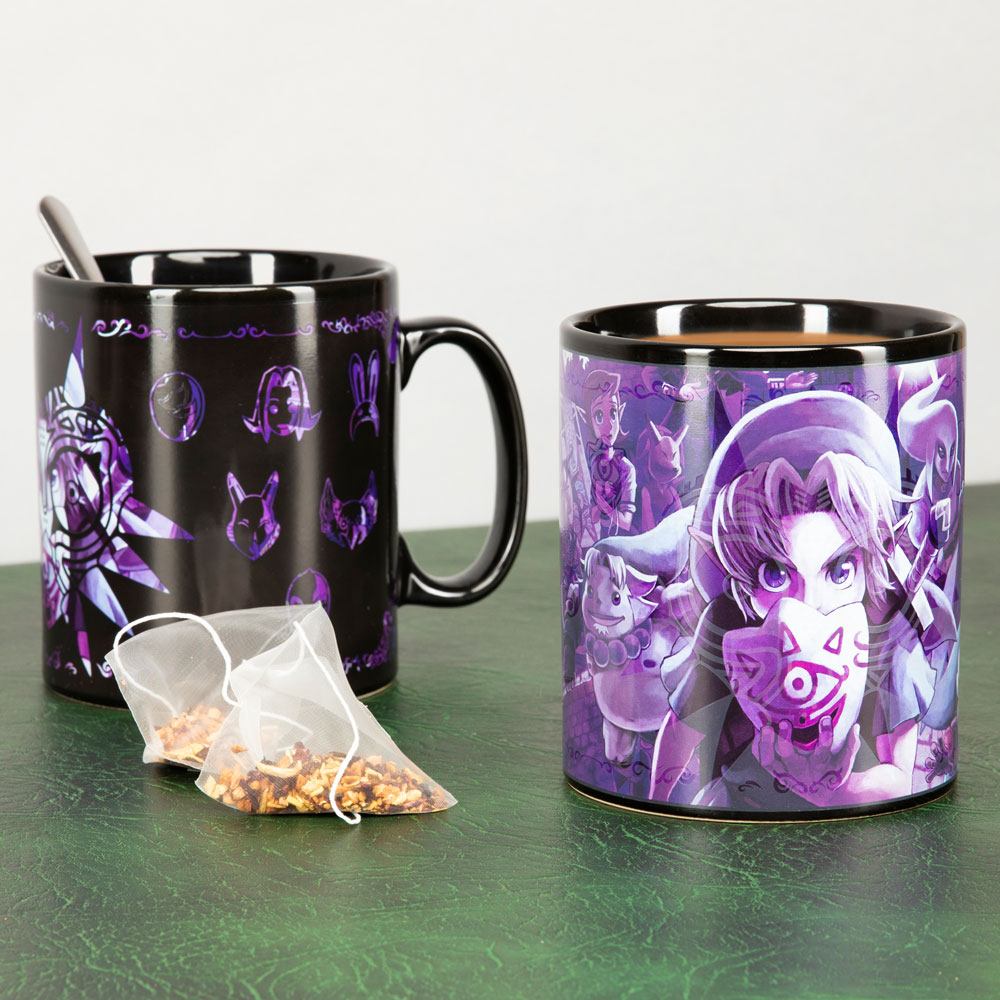 The Legend of Zelda mug XL effet thermique Majoras Mask