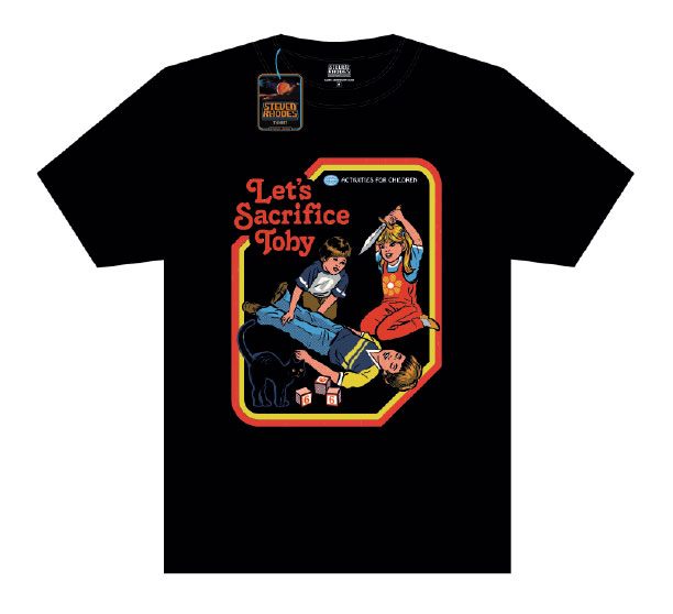 Steven Rhodes T-Shirt Let\'s Sacrifice Toby noir (M)