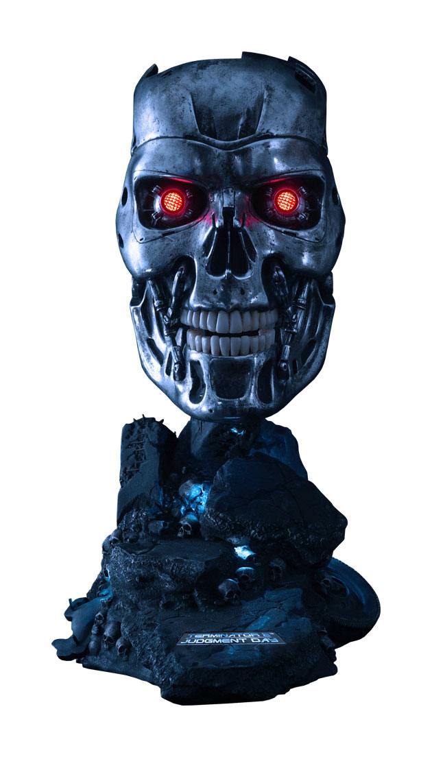 Terminator 2 : Le Jugement dernier rplique 1/1 masque de T-800 Endoskeleton 46 cm