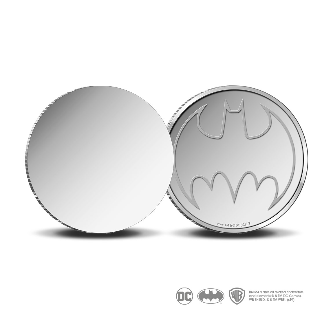 Batman pice de collection rflchissante Mirror Coin Bat-Signal