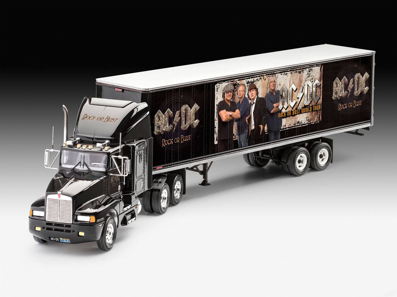 AC/DC maquette avec accessoires Basic Level 3 1/32 Truck & Trailer 55 cm