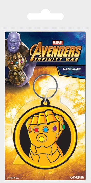 Avengers Infinity War porte-cls caoutchouc Infinity Gauntlet 6 cm