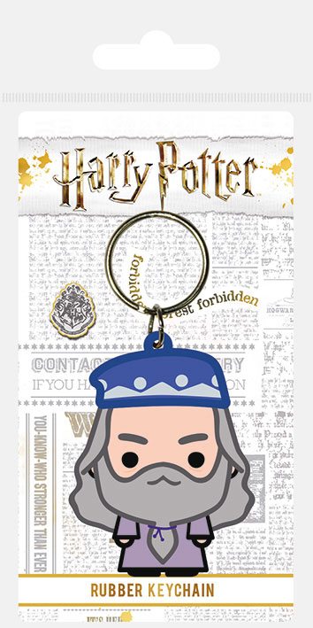 Harry Potter porte-cls caoutchouc Chibi Dumbledore 6 cm