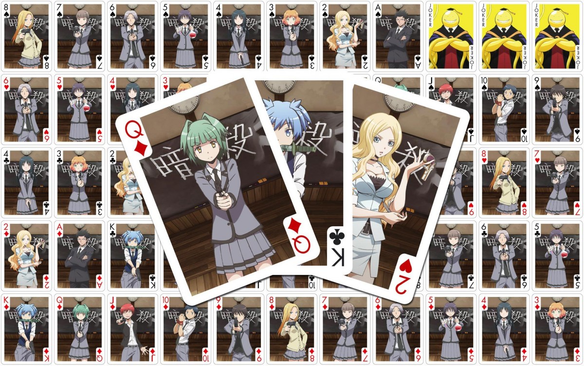 Assassination Classroom jeu de cartes  jouer Characters