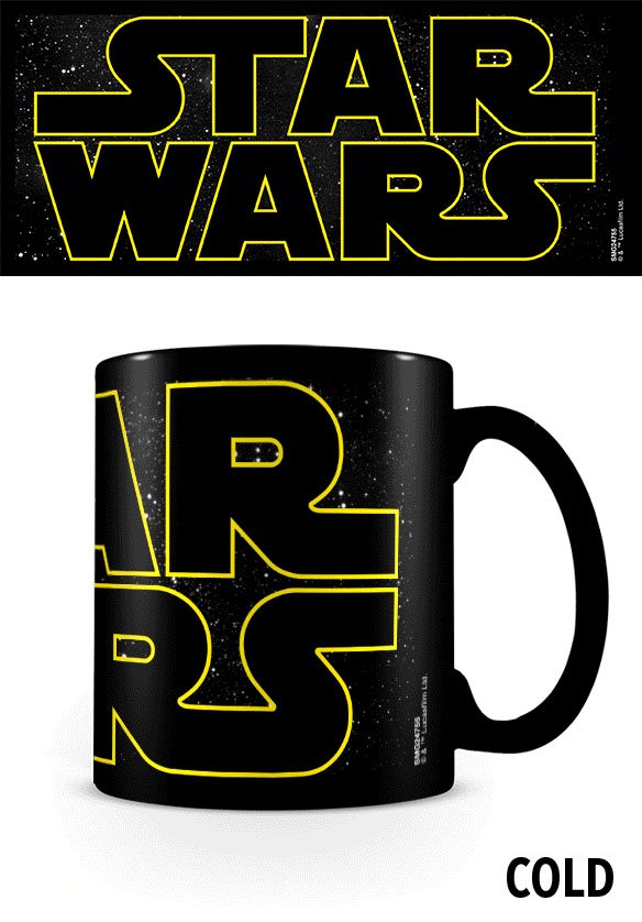 Star Wars mug effet thermique Logo Characters