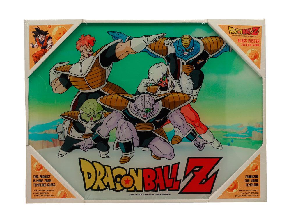 Dragon Ball Z poster en verre Special Forces 30 x 40 cm