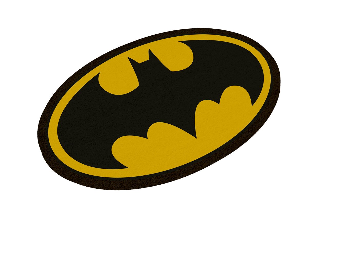 DC Comics paillasson Batman Logo Oval-Shaped 43 x 72 cm