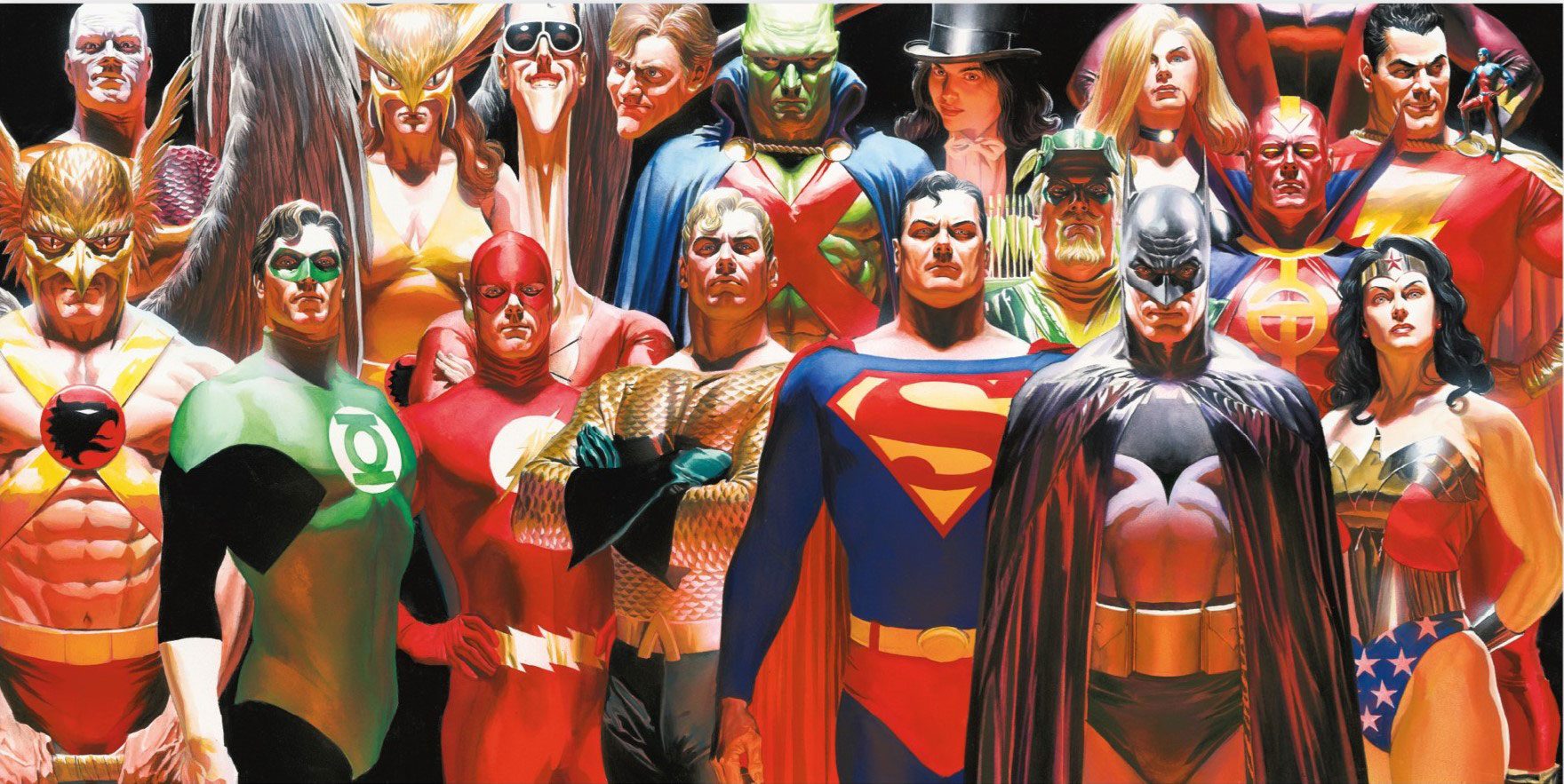 DC Comics poster en verre Justice League 60 x 30 cm