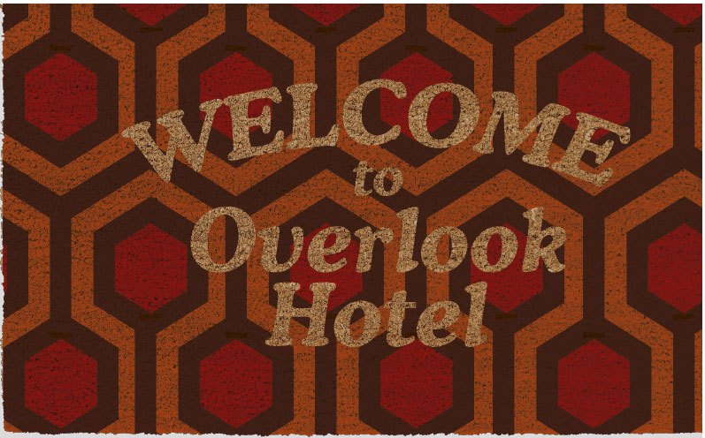 The Shining paillasson Welcome To Overlook Hotel 43 x 73 cm