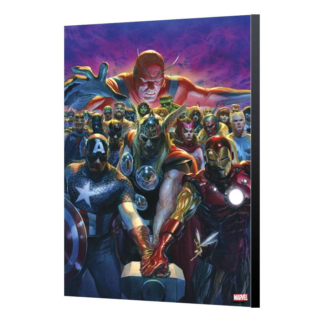 Marvel Avengers Collection tableau en bois Avengers 10 - Alex Ross 40 x 60 cm