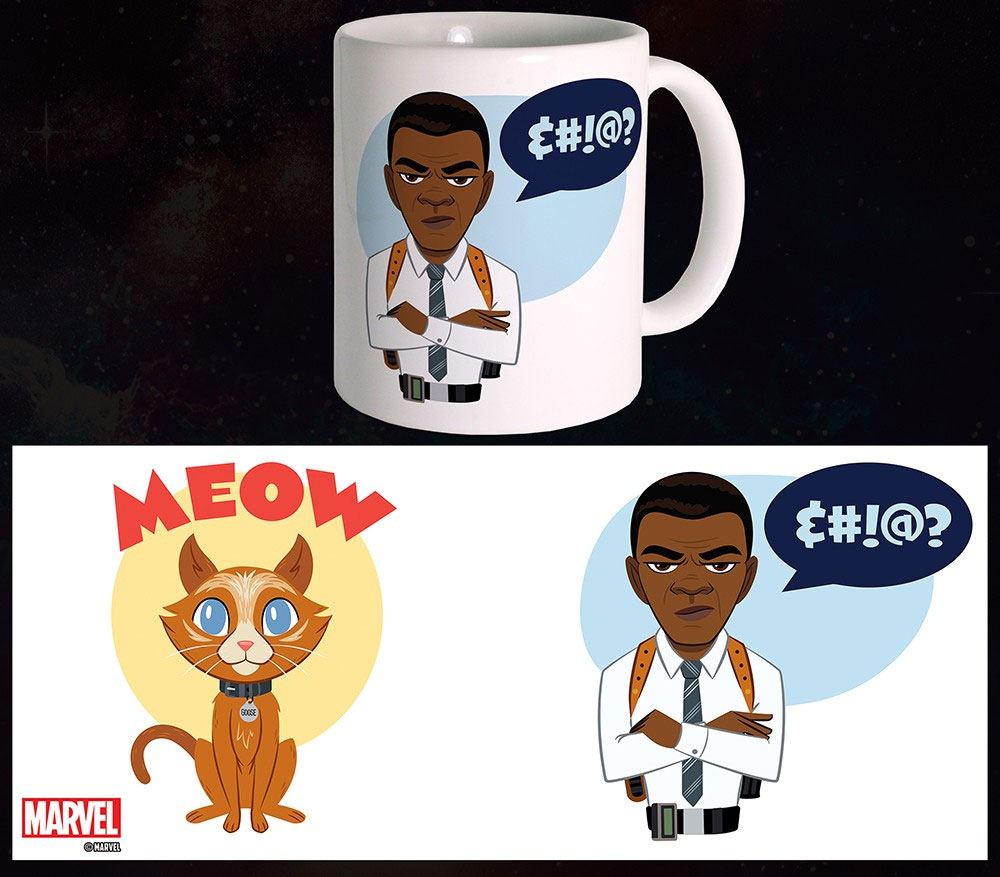 Captain Marvel mug Meow