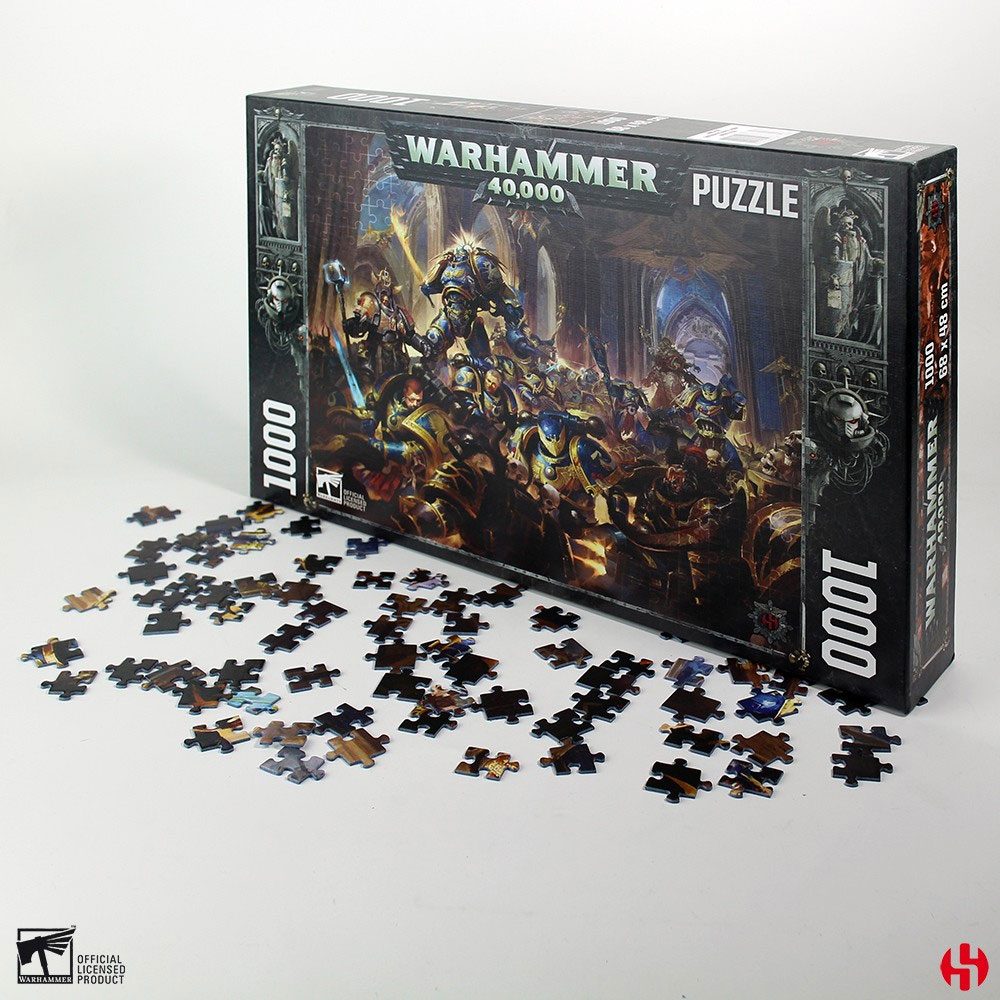 Warhammer 40K puzzle Gulliman vs Black Legion (1000 pices)