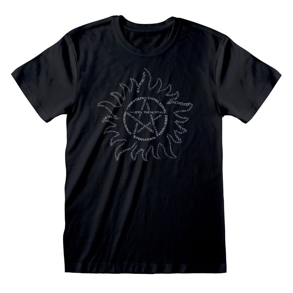 Supernatural T-Shirt Text Symbol (L)