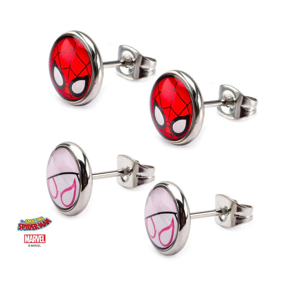 Spider-Man pack 2 paires de boucles doreille Spider-Gwen