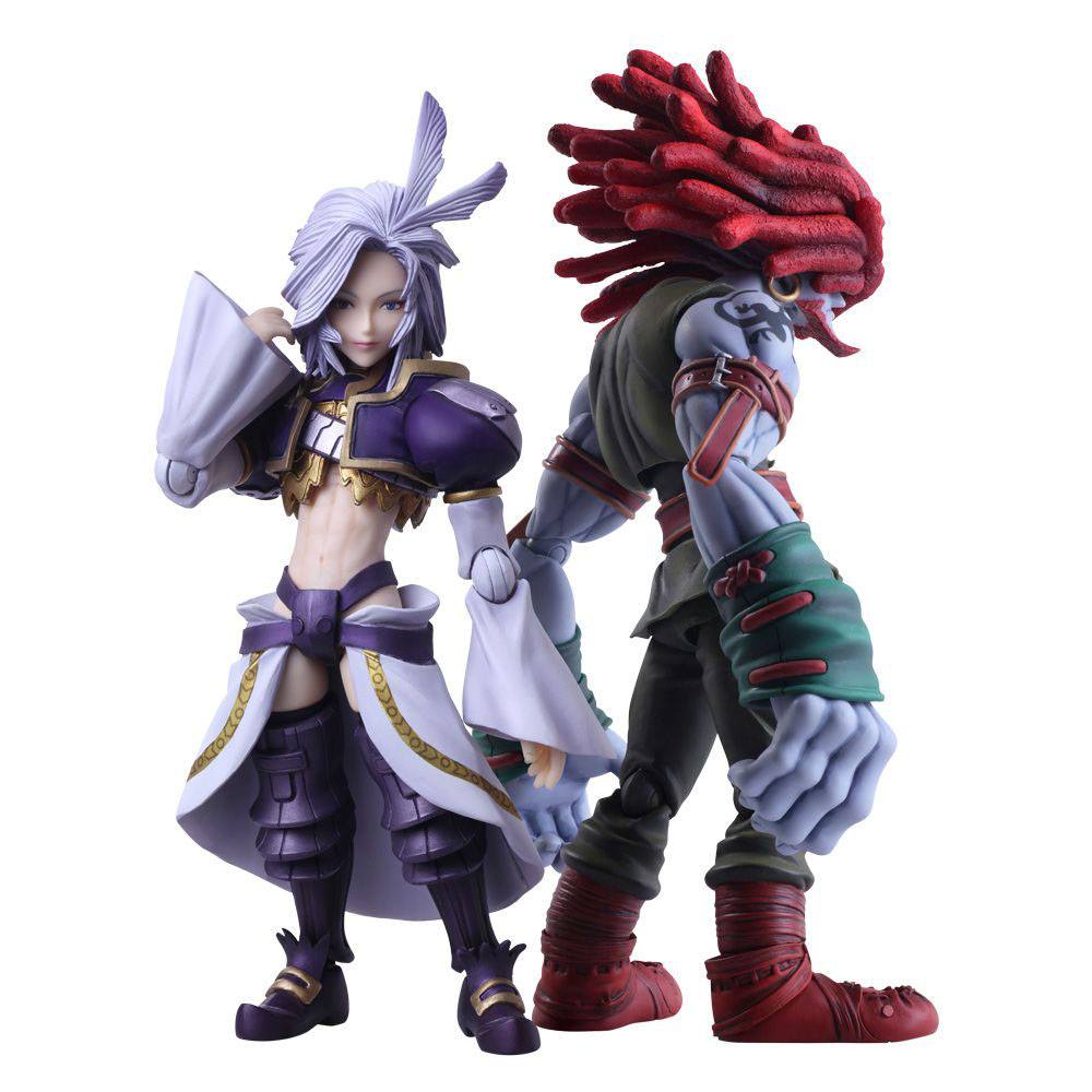 Final Fantasy IX figurines Bring Arts Kuja & Amarant Coral 16 - 18 cm