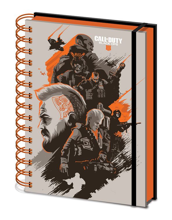 Call of Duty Black Ops 4 cahier  spirale A5 Wiro