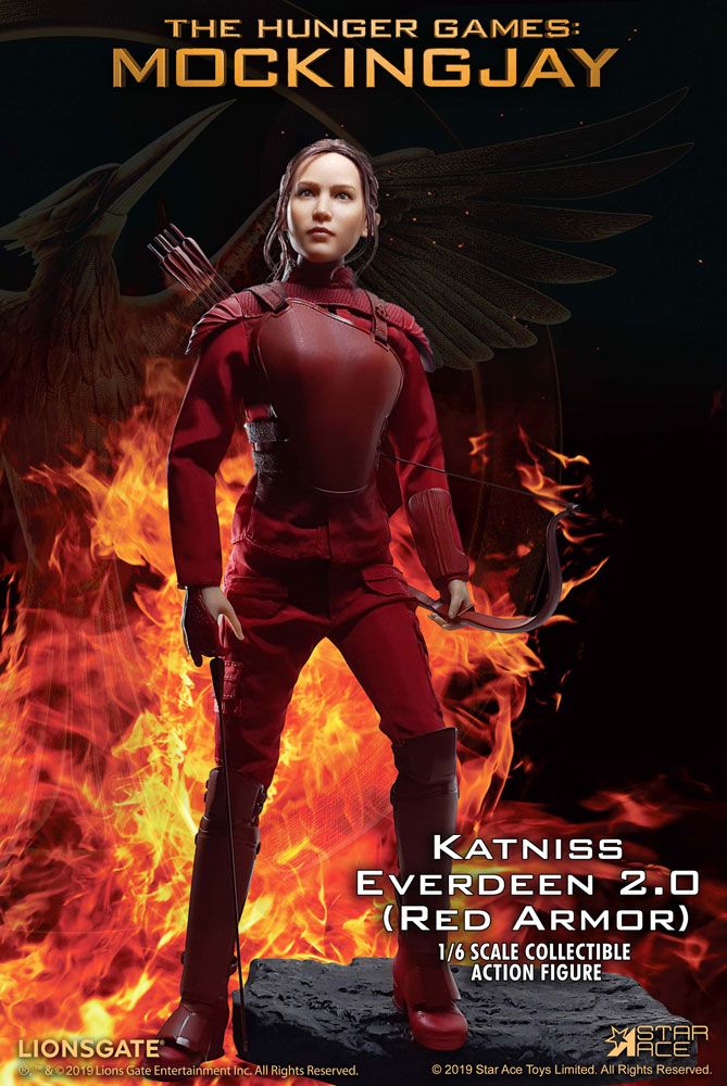 Hunger Games La Rvolte partie 1 MFM figurine 1/6 Katniss Everdeen Red Armor Ver. 30 cm