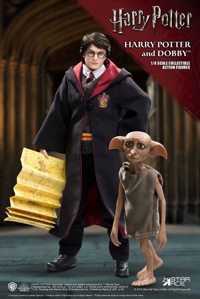 Harry Potter pack 2 figurines Real Master Series 1/8 Harry & Dobby 16-23 cm